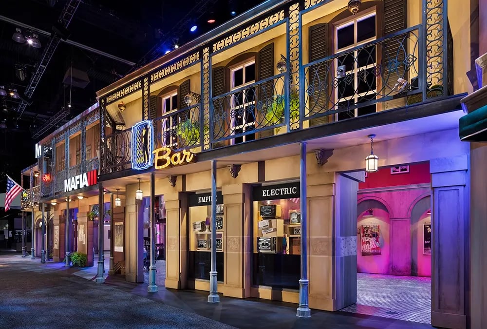 SR-scenic-fabrication-Mafia 3-video-game-trade-show-exhibit-design