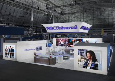 2015 NBC Universal Custom Trade Show Booths Orange County