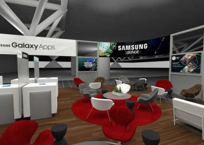 Samsung Lounge @ GDC 2016 Scenic Trade Show Exhibit Booths